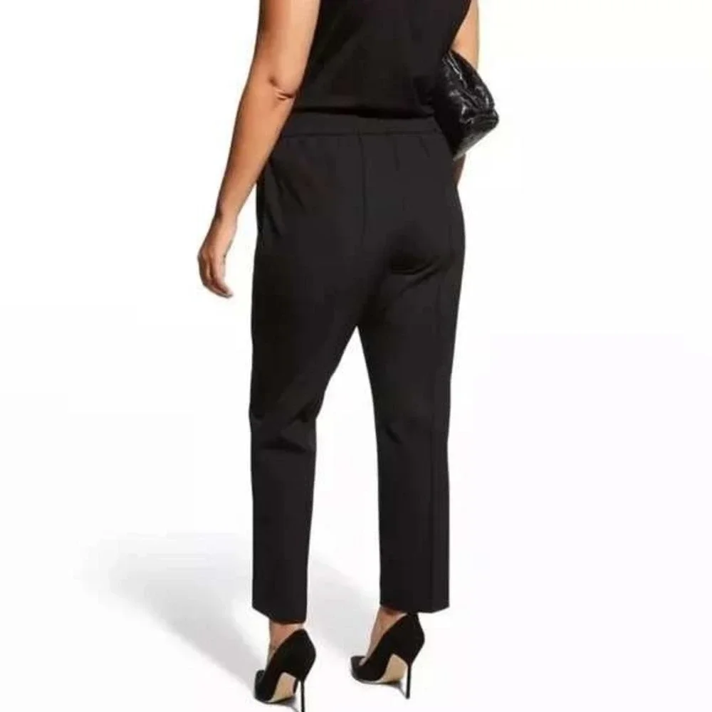 Lafayette 148‎ New York Tapered Leg Ankle Trousers Black Size 6